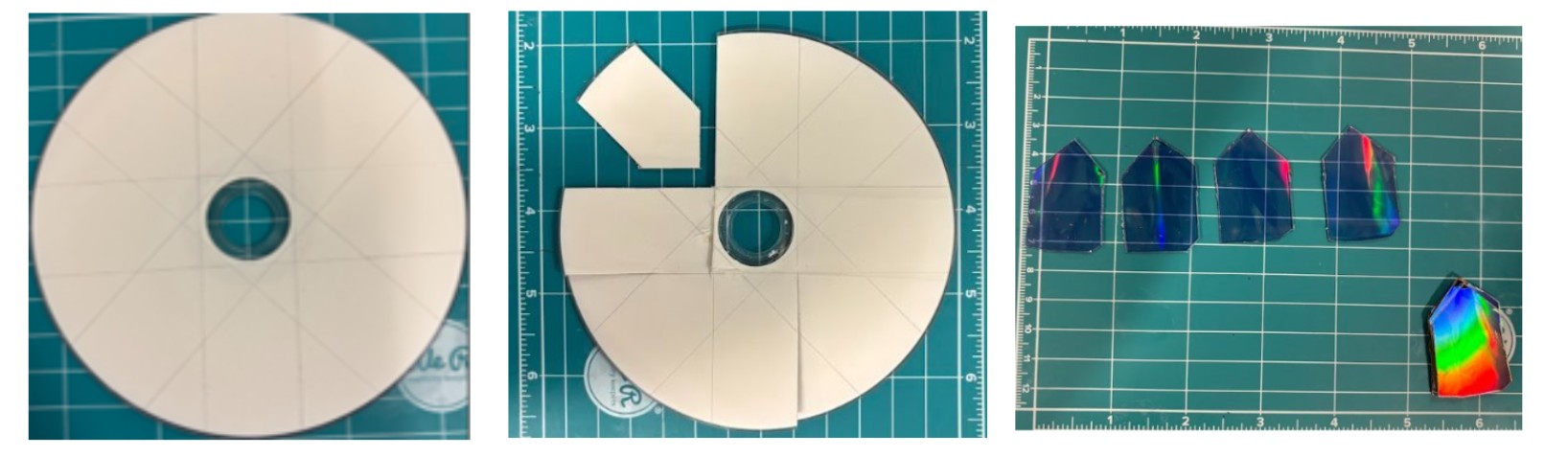 Disc cutting process
